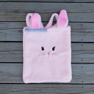 Easter Bunny PINK Soft Plush Bag - Nwt